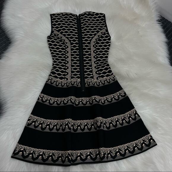 BCBGMAXAZRIA Wilma Jacquard Fit & Flare Dress Size XS NWOT - Picture 7 of 12